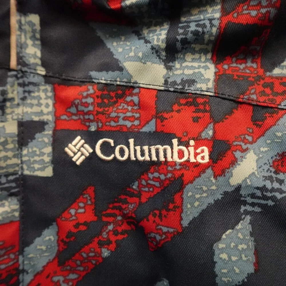 Columbia Bugaboo III Interchange Jacket Boys XXS (4-5) Red Blue‎ Omni-Tech